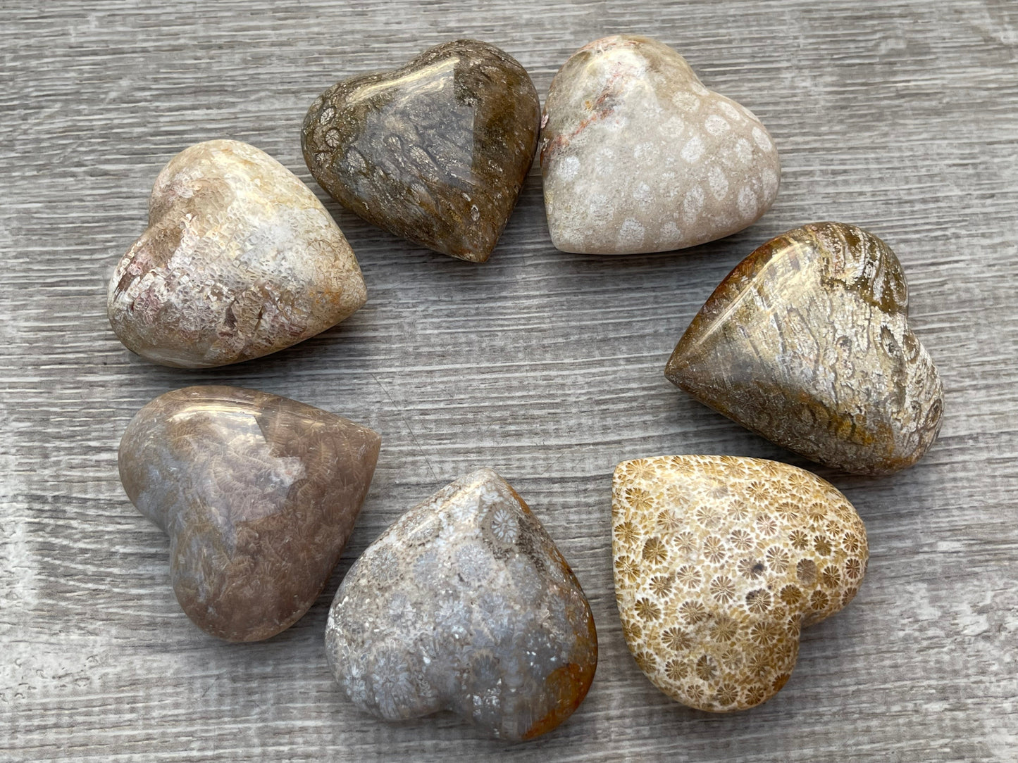 Grade A++ Large Gemstone Heart – Polished Puffy Crystal Hearts | 30+ Gemstone Types