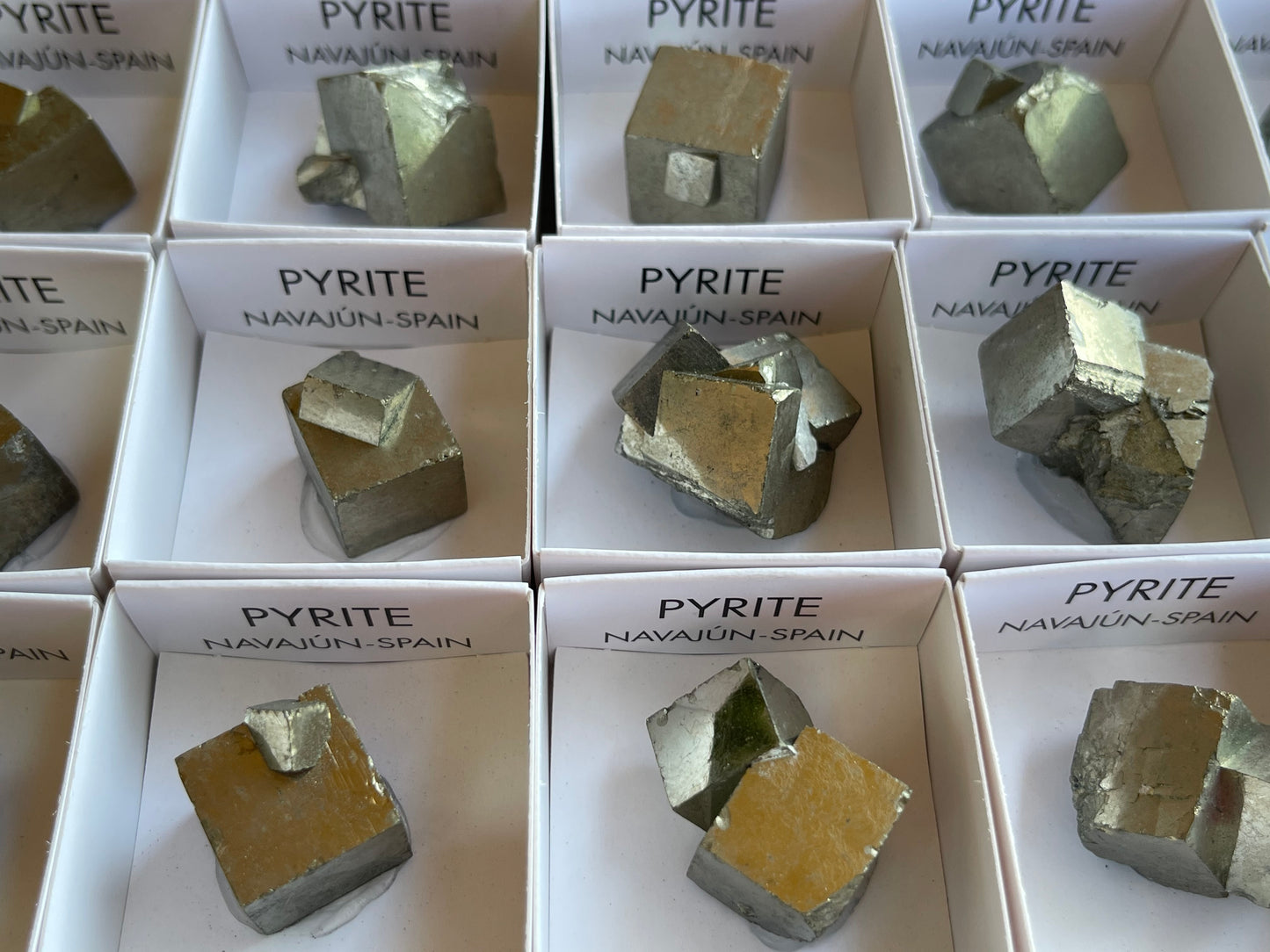 Grade A++ Spanish Pyrite Cube, Fools Gold Rock Reiki Crystal, Wholesale Bulk Lot