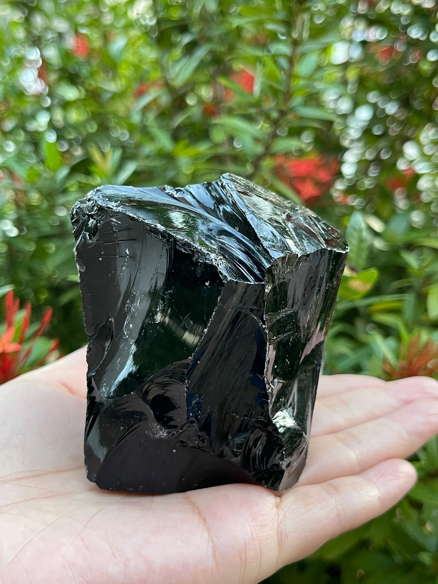 Extra Large Black Obsidian Rough Stones, 3" - 10" Raw Black Obsidian Natural