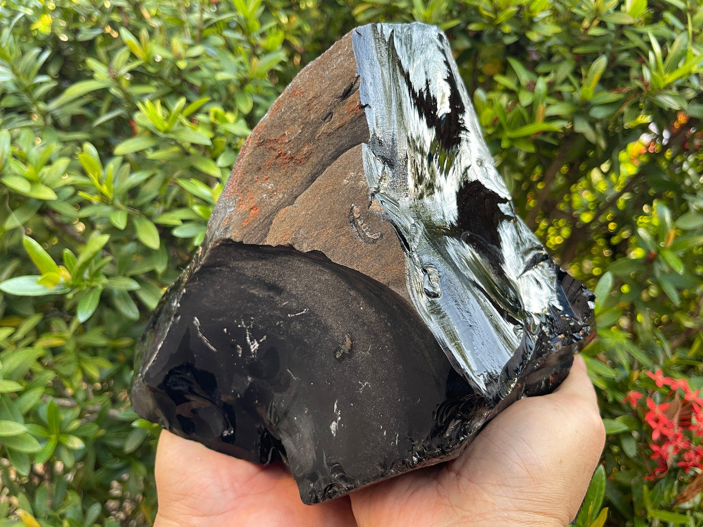 Extra Large Black Obsidian Rough Stones, 3" - 10" Raw Black Obsidian Natural