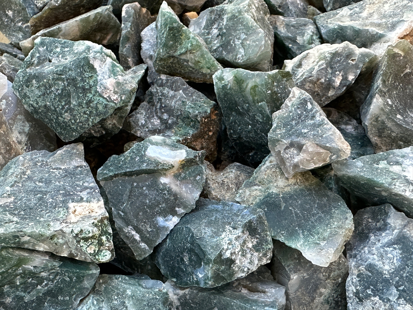 Grade A+ Tree Agate Rough Stones, Raw Tree Agate Crystals, Wholesale Bulk Lot
