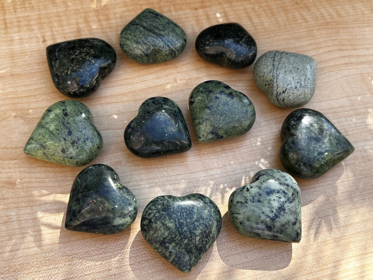Grade A++ Large Gemstone Heart – Polished Puffy Crystal Hearts | 30+ Gemstone Types