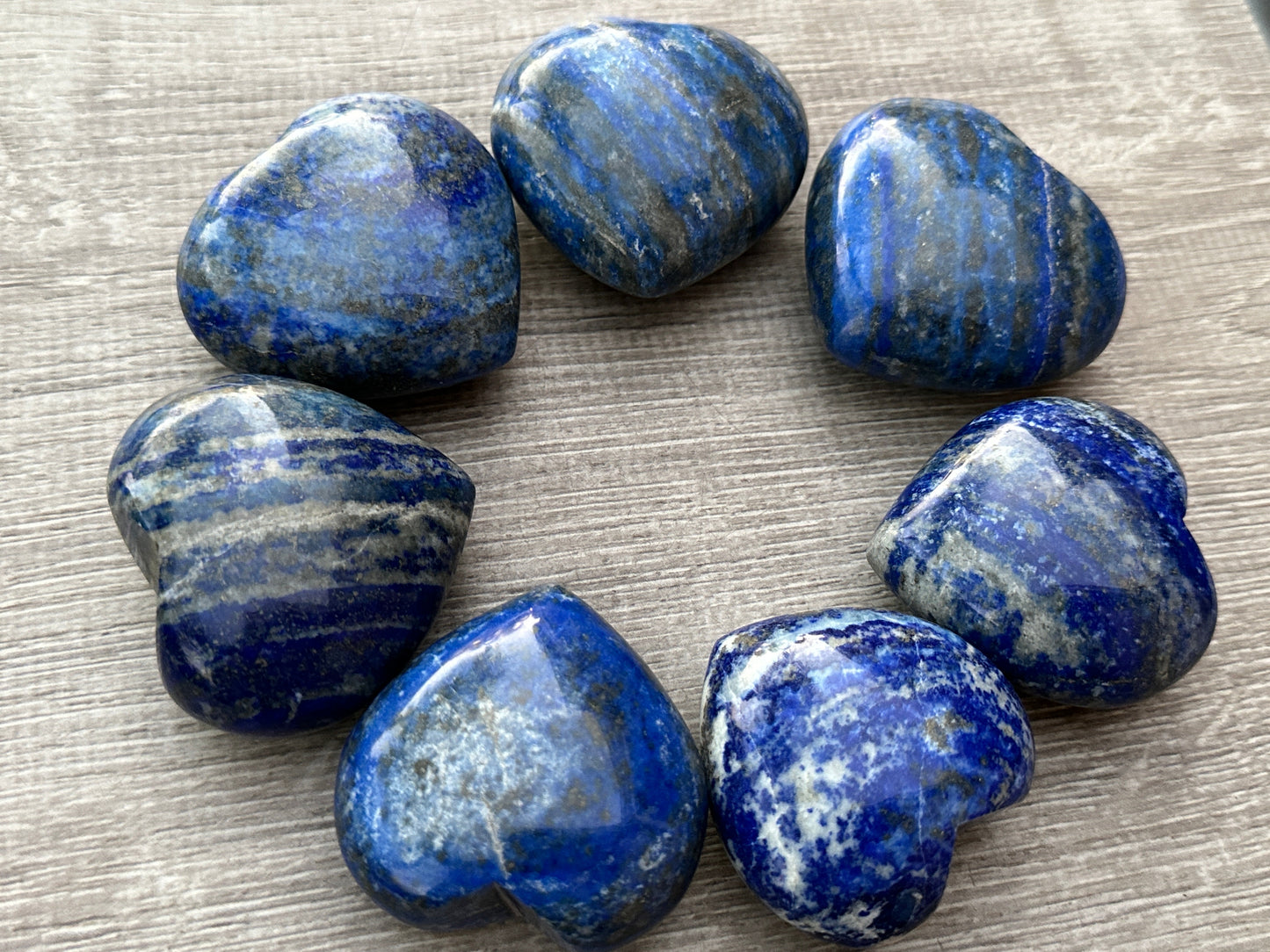 Grade A++ Large Gemstone Heart – Polished Puffy Crystal Hearts | 30+ Gemstone Types