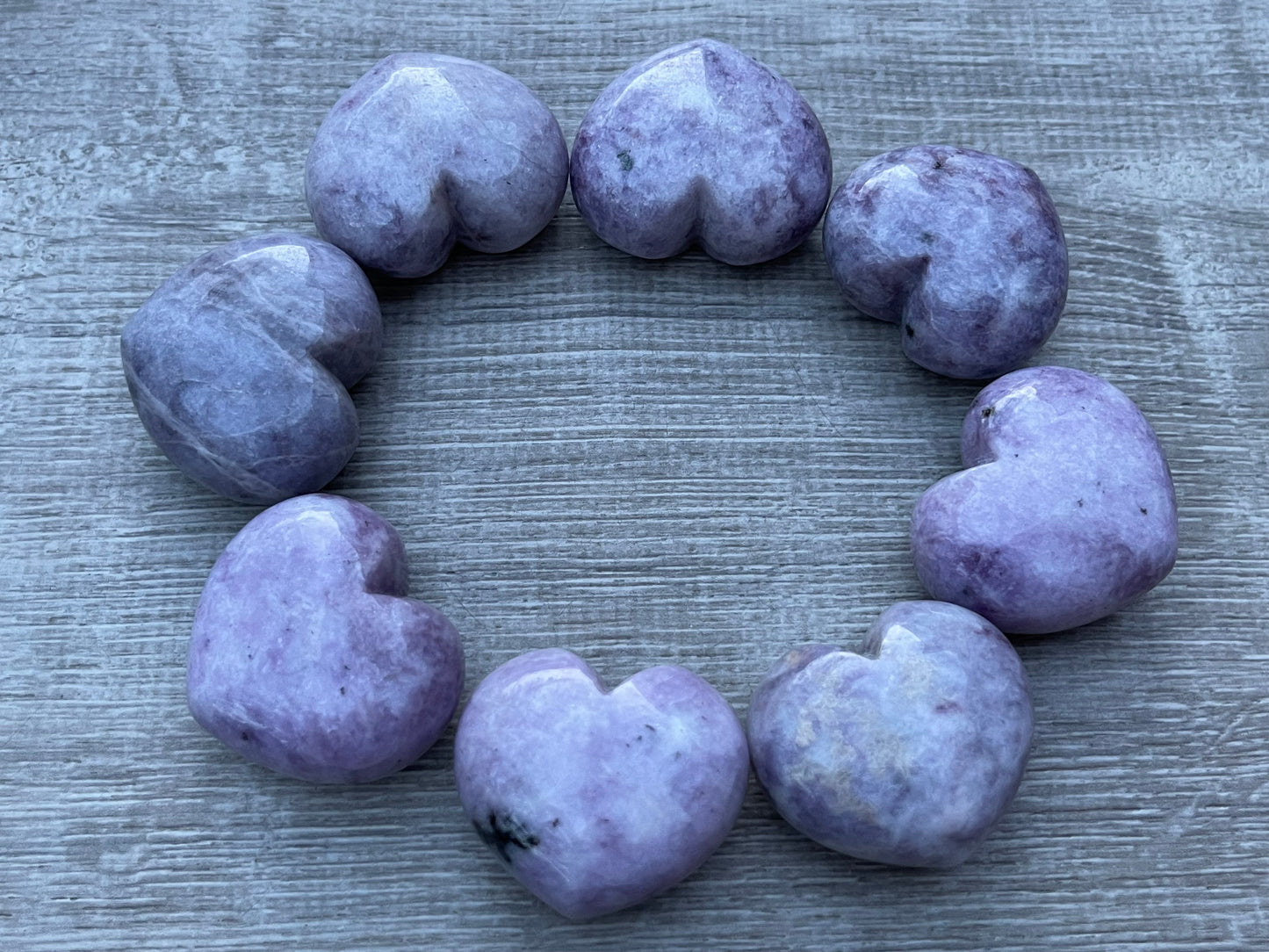 Grade A++ Large Gemstone Heart – Polished Puffy Crystal Hearts | 30+ Gemstone Types