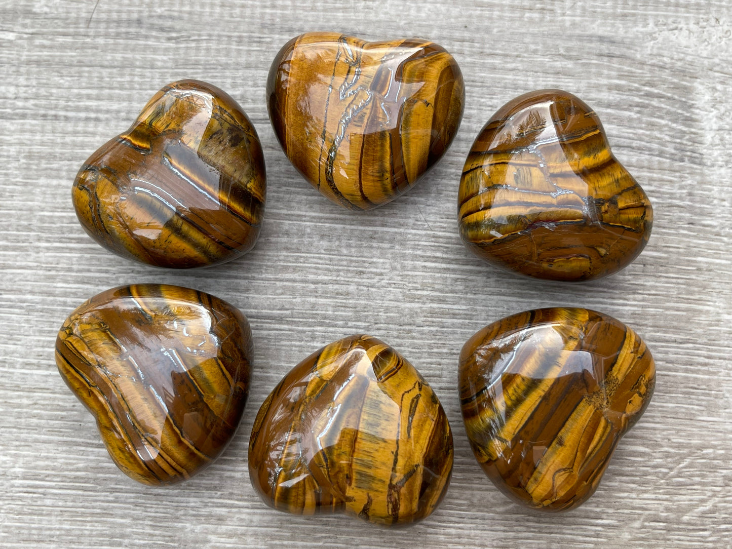 Grade A++ Large Gemstone Heart – Polished Puffy Crystal Hearts | 30+ Gemstone Types