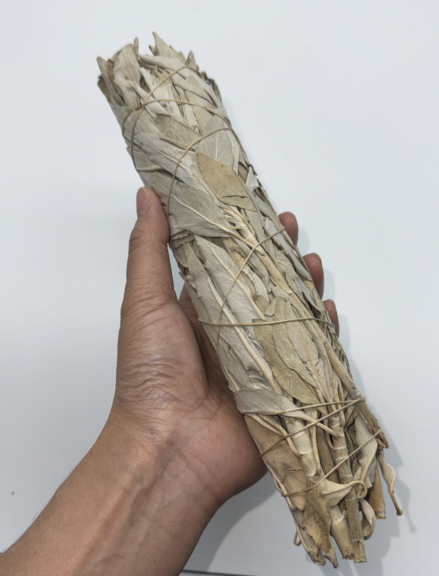 9" White Sage Smudge Stick – Extra Long California White Sage Smudge Bundles, Bulk Lot for Cleansing, Purifying, and Aromatherapy
