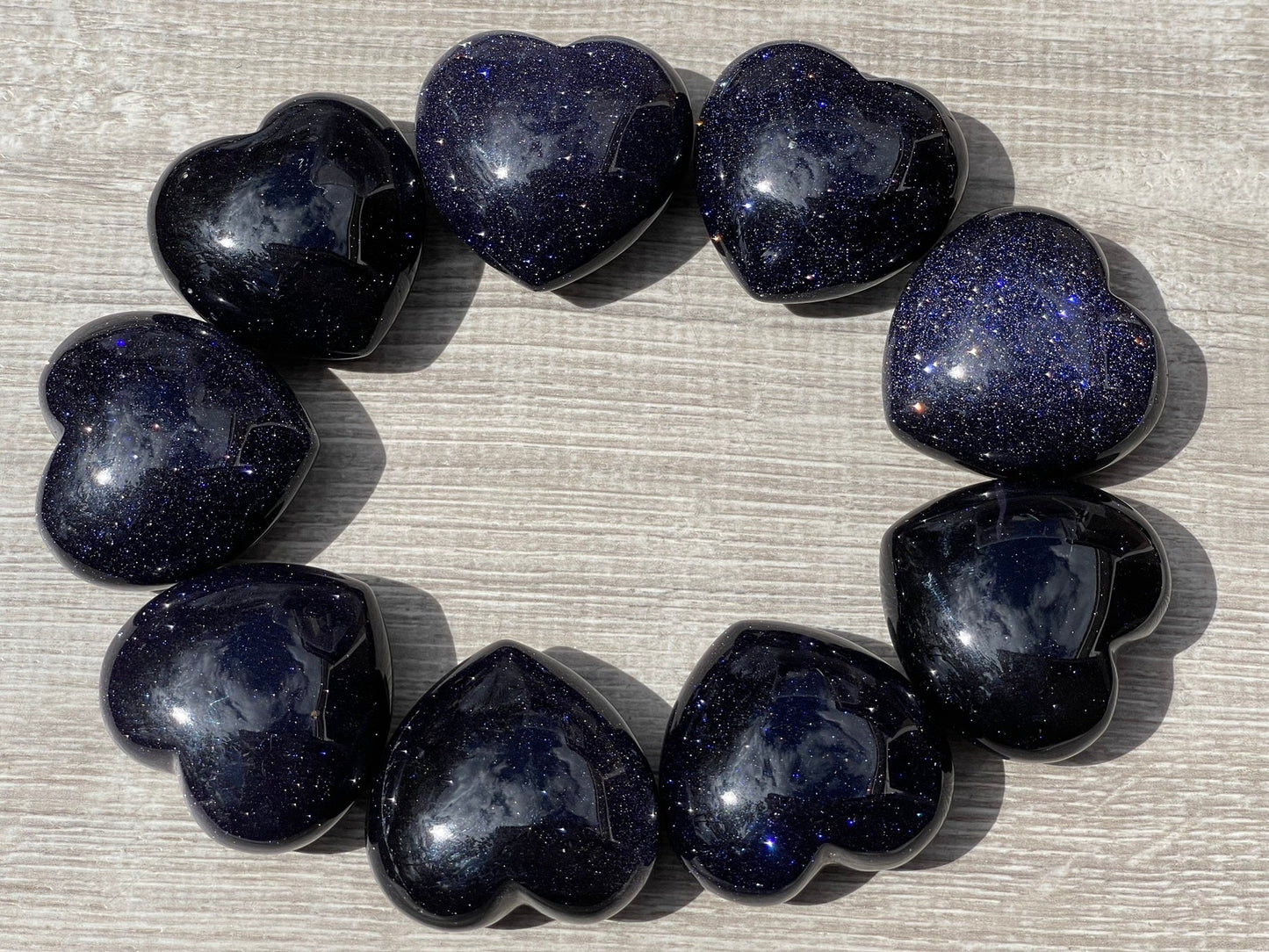 Grade A++ Large Gemstone Heart – Polished Puffy Crystal Hearts | 30+ Gemstone Types