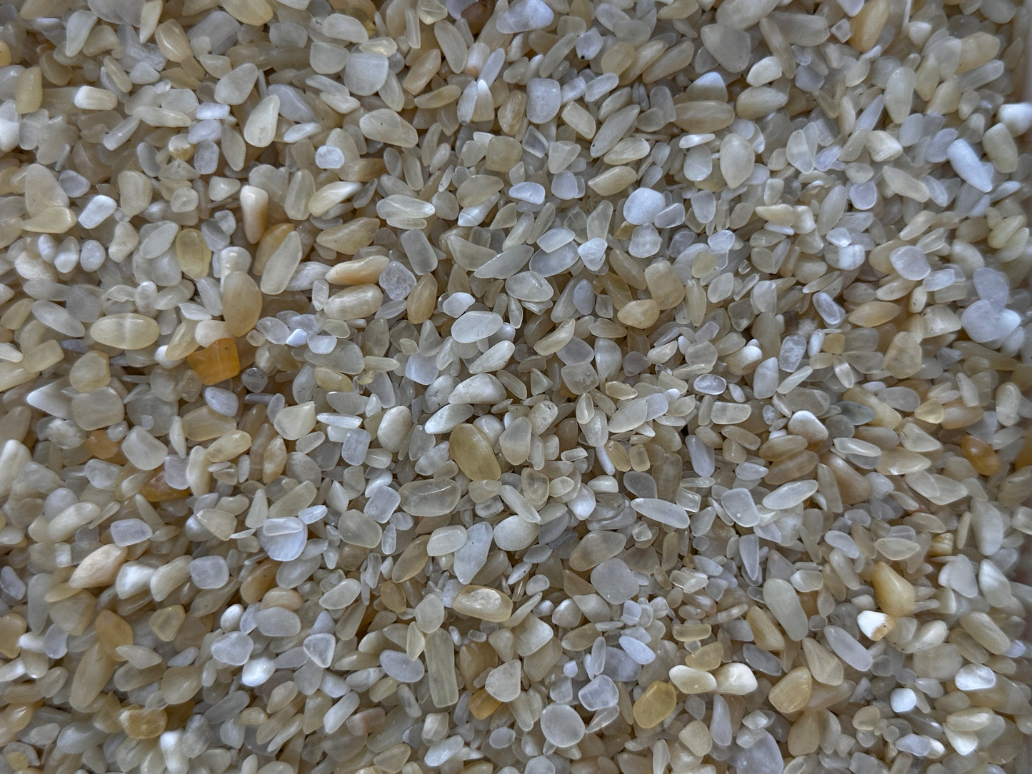 Yellow Calcite Semi Tumbled Gemstone Mini Chips 3-9 mm, Wholesale Bulk Lot