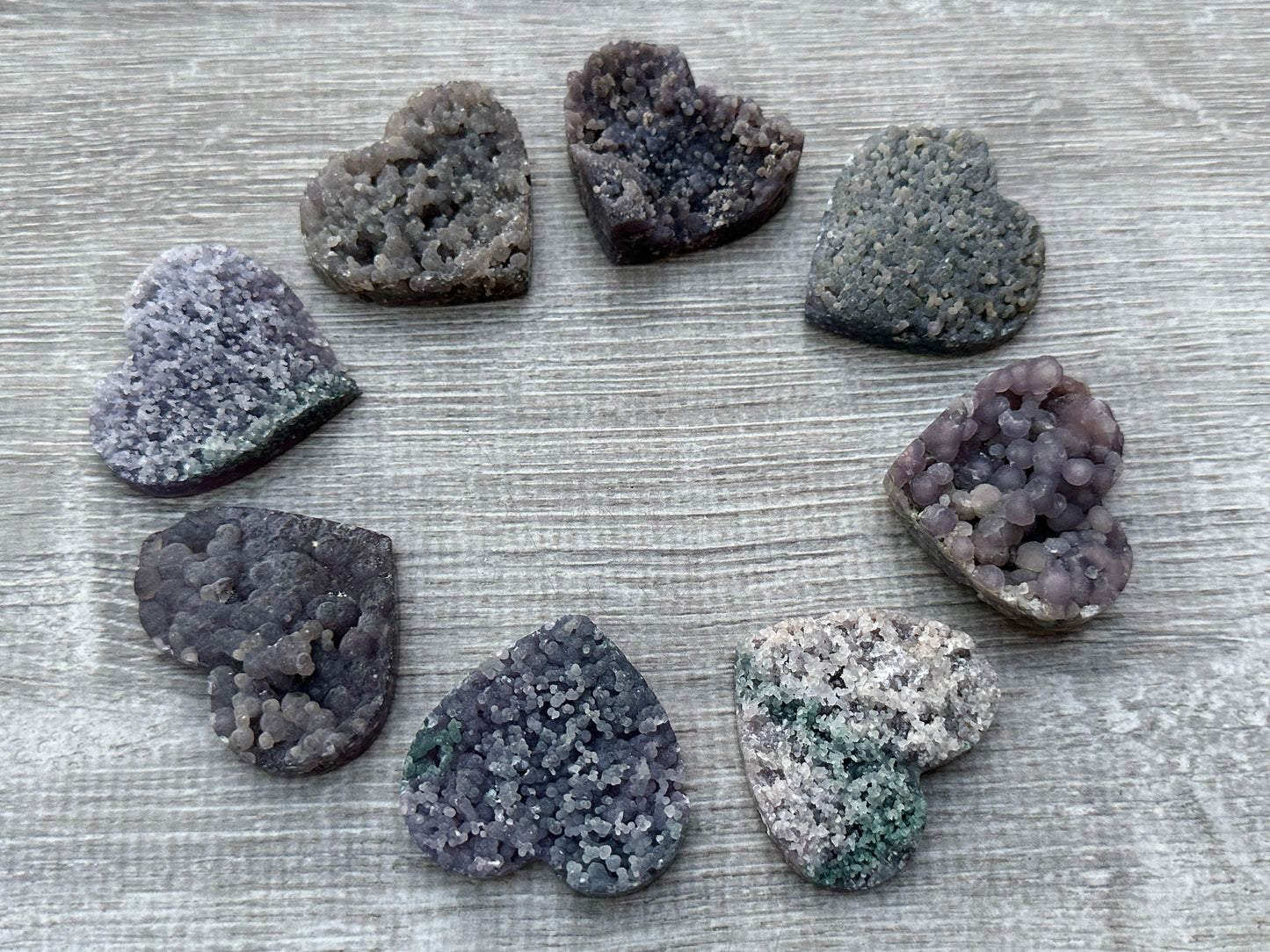 Grade A++ Large Gemstone Heart – Polished Puffy Crystal Hearts | 30+ Gemstone Types