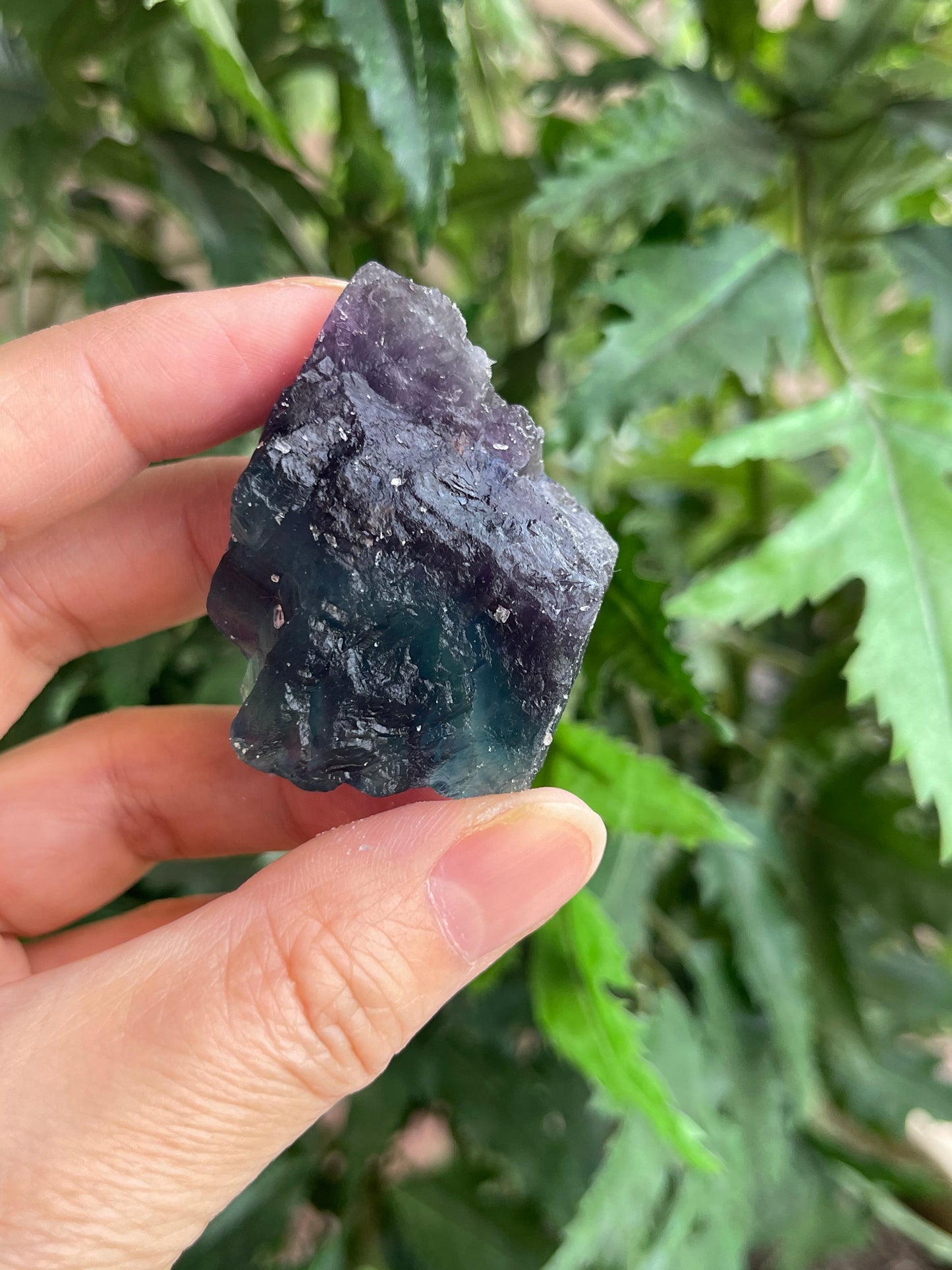 Grade A++ Fluorite Raw Natural Stone, 1-2" Rough Rainbow Fluorite Gemstone