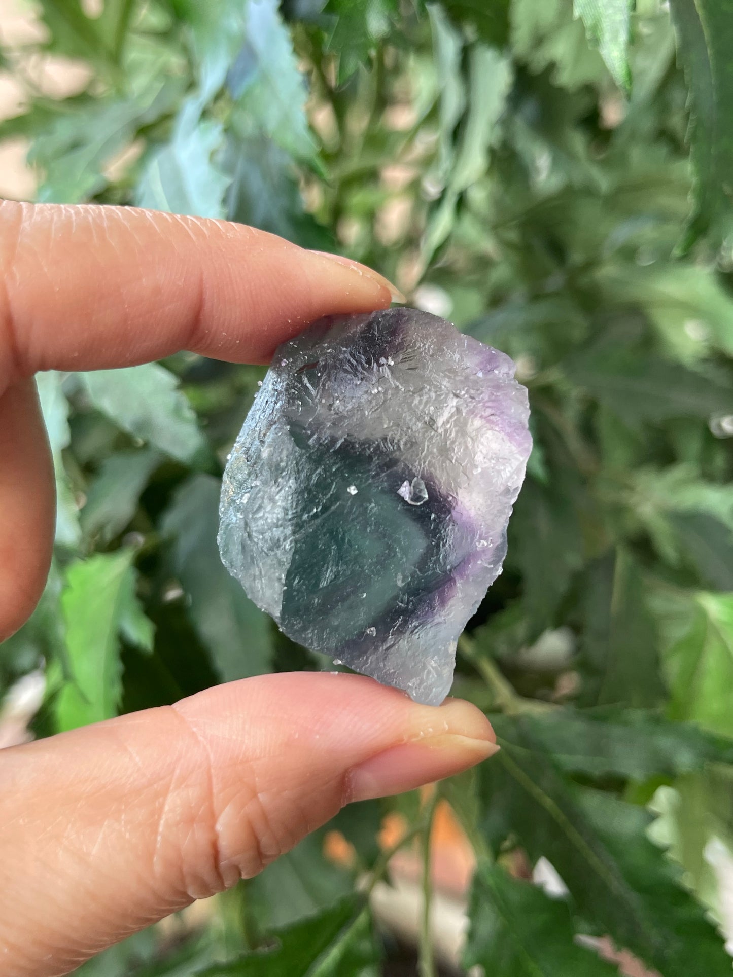 Grade A++ Fluorite Raw Natural Stone, 1-2" Rough Rainbow Fluorite Gemstone
