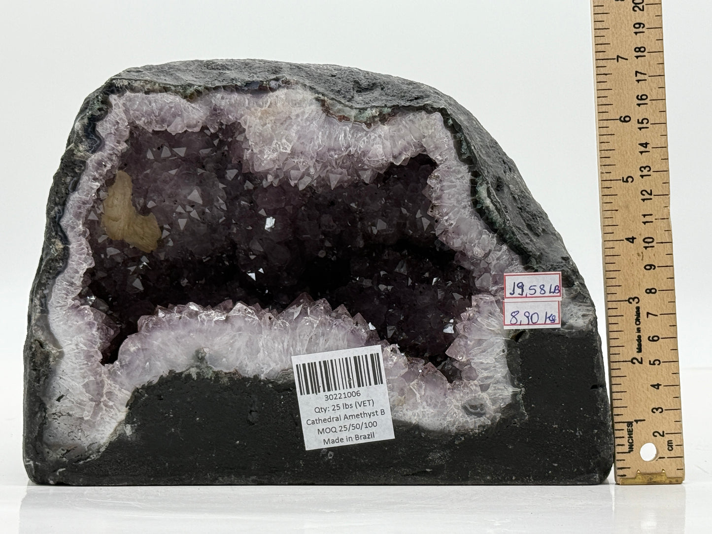 Amethyst Cathedral • Natural Brazilian Geode • Large Standing Crystal