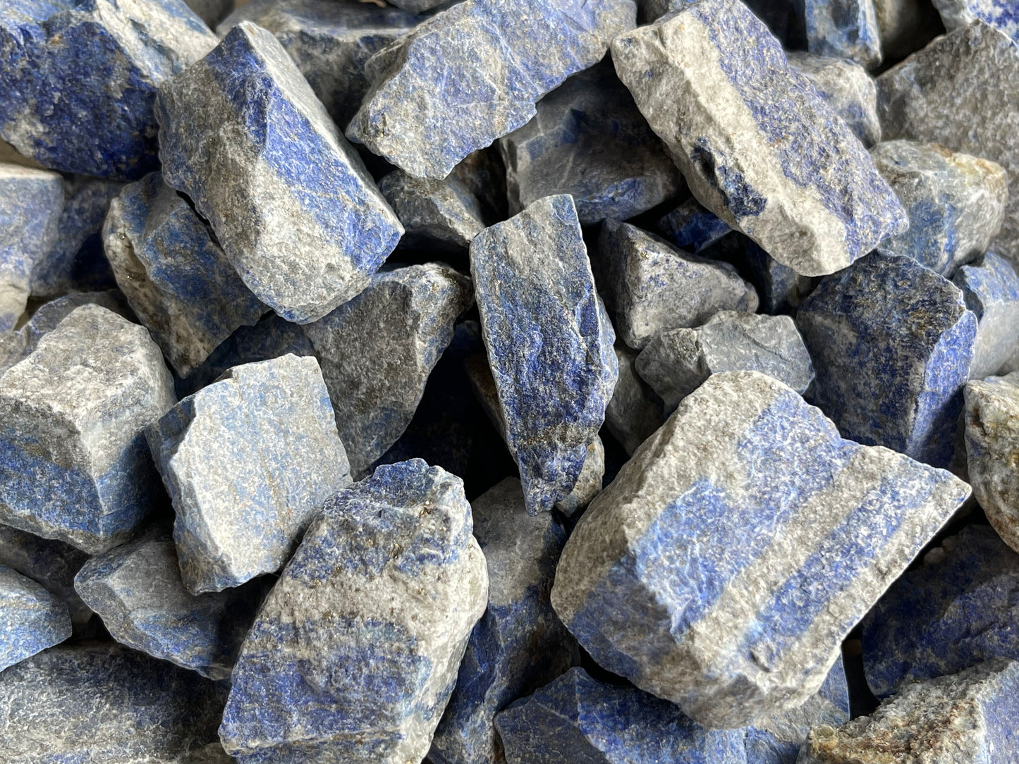Grade A+ Large Lapis Lazuli Raw Stone 2-3 Inches, Wholesale Bulk Lot