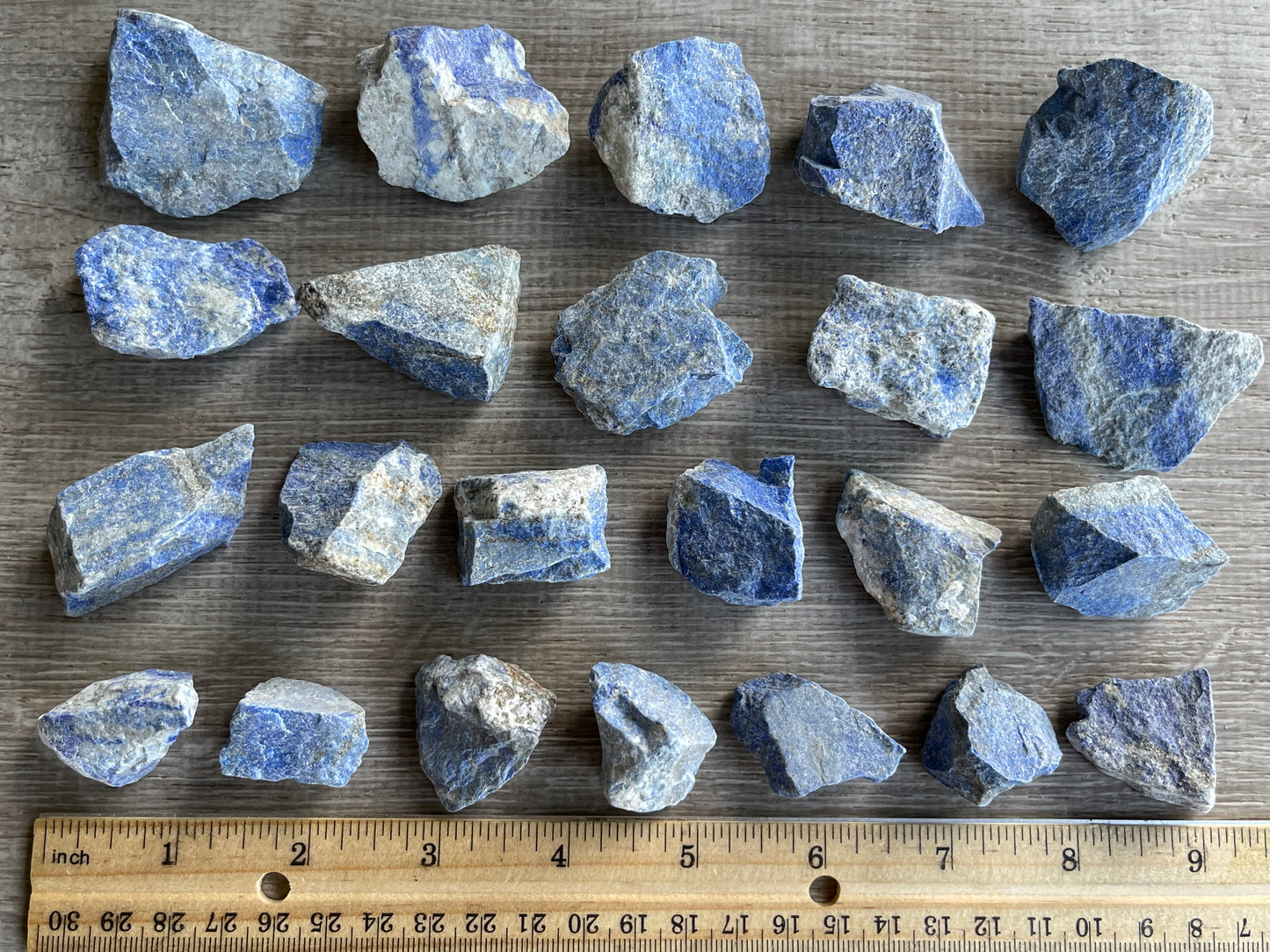 Grade A+ Large Lapis Lazuli Raw Stone 1-2 Inches, Wholesale Bulk Lot