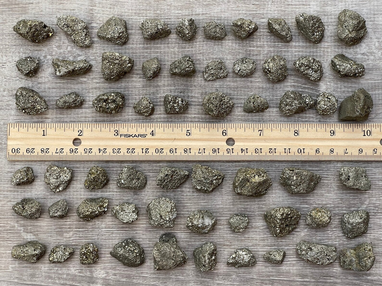 Grade A++ Small Rough Pyrite Stone, 0.5-1" Raw Pyrite Stone, Wholesale Bulk Lot