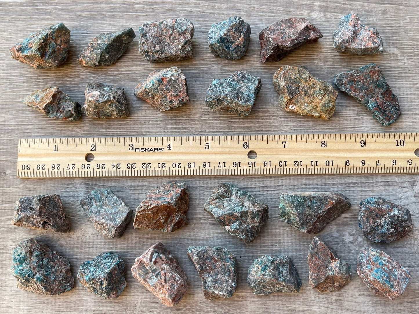 Apatite Rough Natural Stones, 1-2" Raw Blue Apatite Stones, Wholesales Bulk Lot