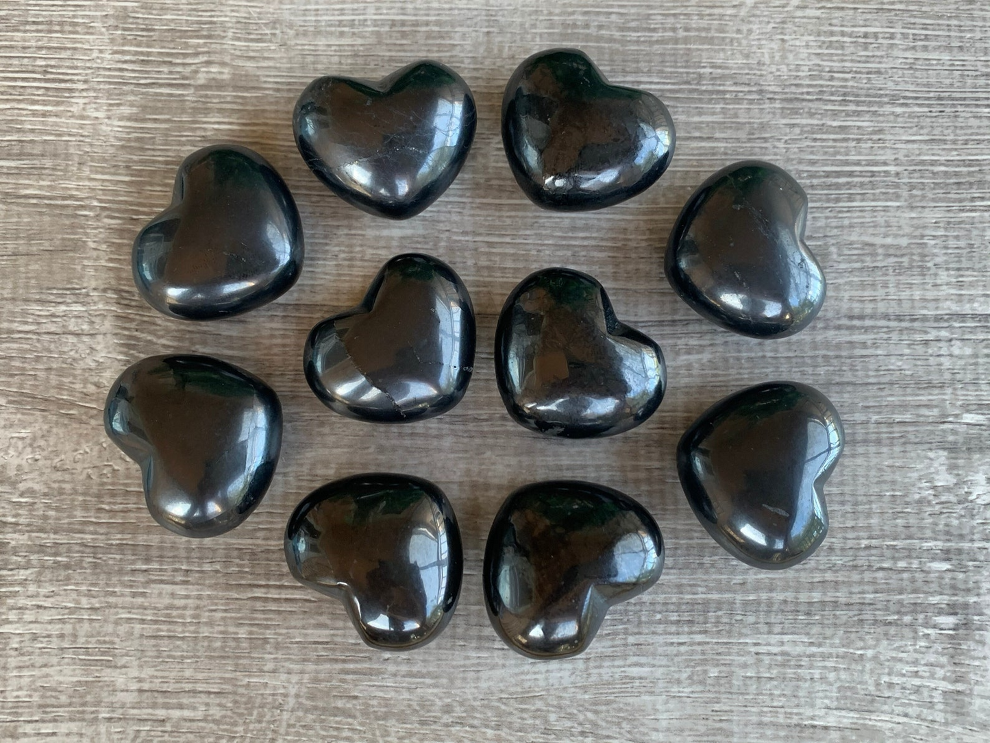 Grade A++ Large Gemstone Heart – Polished Puffy Crystal Hearts | 30+ Gemstone Types