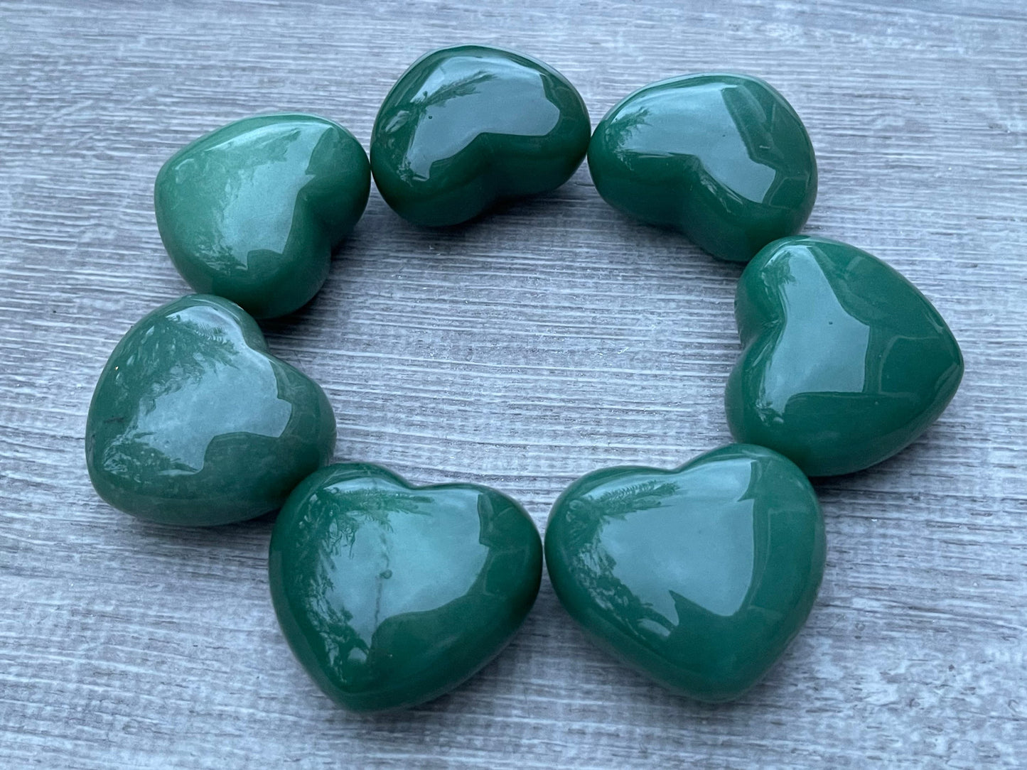Grade A++ Large Gemstone Heart – Polished Puffy Crystal Hearts | 30+ Gemstone Types