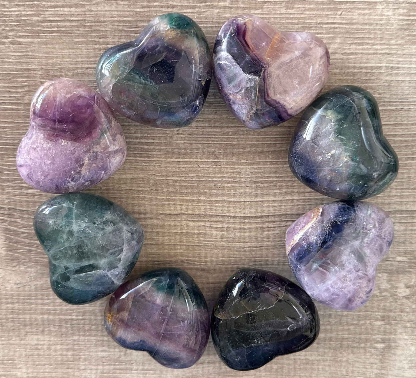 Grade A++ Large Gemstone Heart – Polished Puffy Crystal Hearts | 30+ Gemstone Types