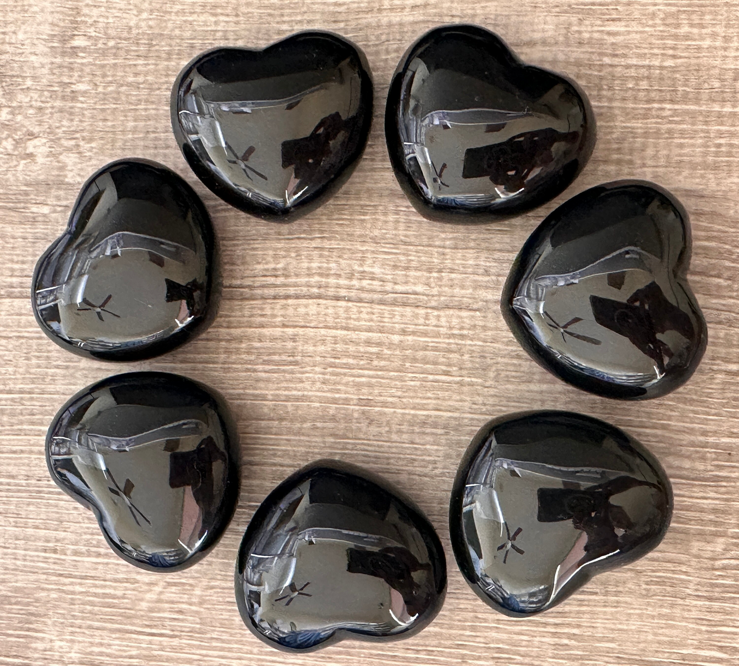 Grade A++ Large Gemstone Heart – Polished Puffy Crystal Hearts | 30+ Gemstone Types