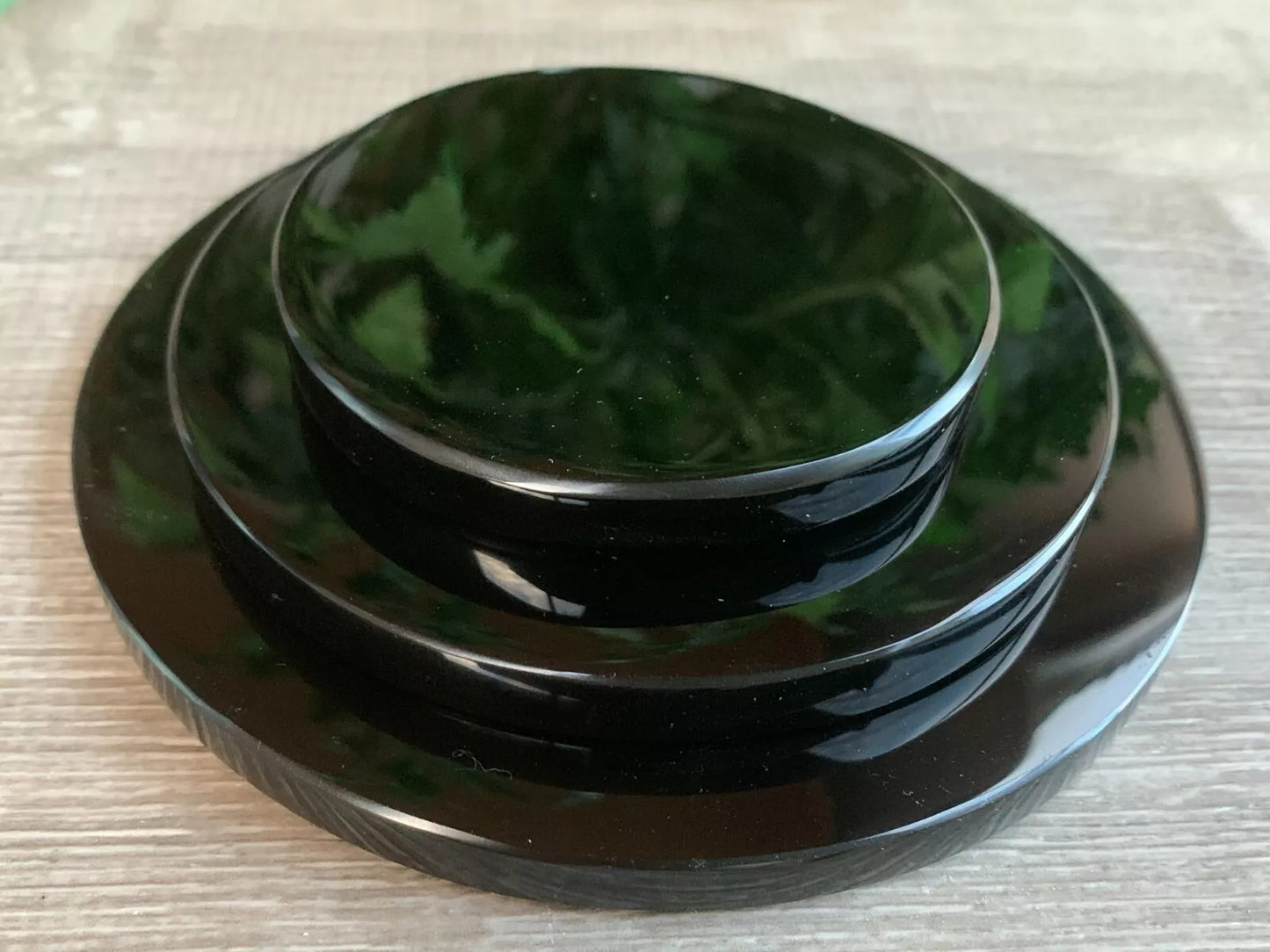 3" 4" 5" 6" & 8" Black Obsidian Scrying Mirror, Black Obsidian Mirror, Pick a Size