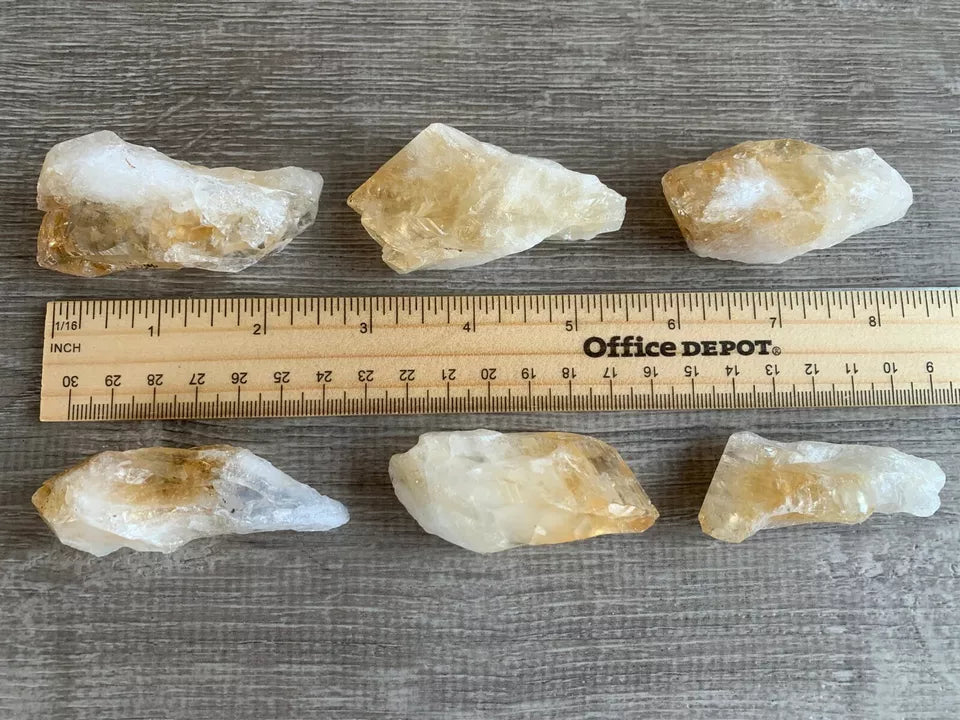 Large Citrine Rough Point, 2-3 Inches Rough Citrine Natural, Wholesale Bulk Lot