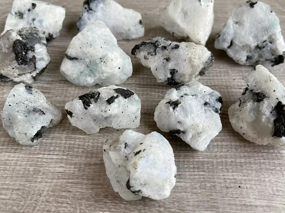 Grade A+ Rainbow Moonstone Raw Stone,Rough Rainbow Moonstone.Wholesale Bulk Lot