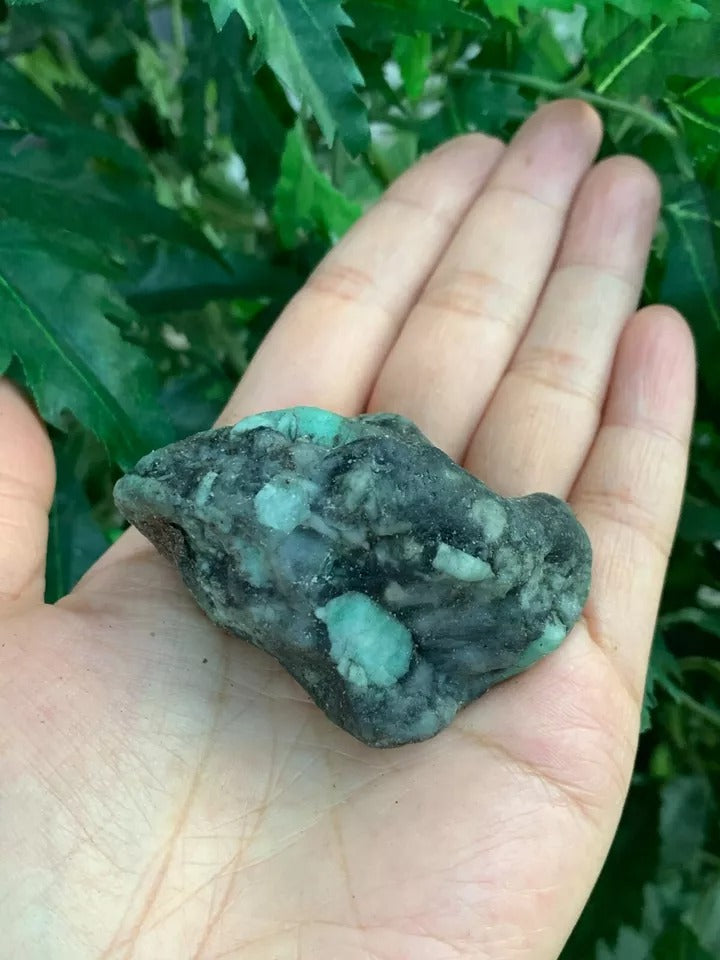 Emerald Rough Stones, 1 - 2 Inch Raw Emerald Natural Stone, Pick How Many