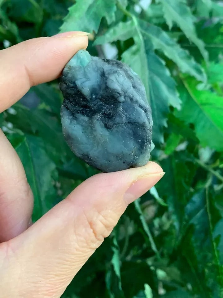Emerald Rough Stones, 1 - 2 Inch Raw Emerald Natural Stone, Pick How Many
