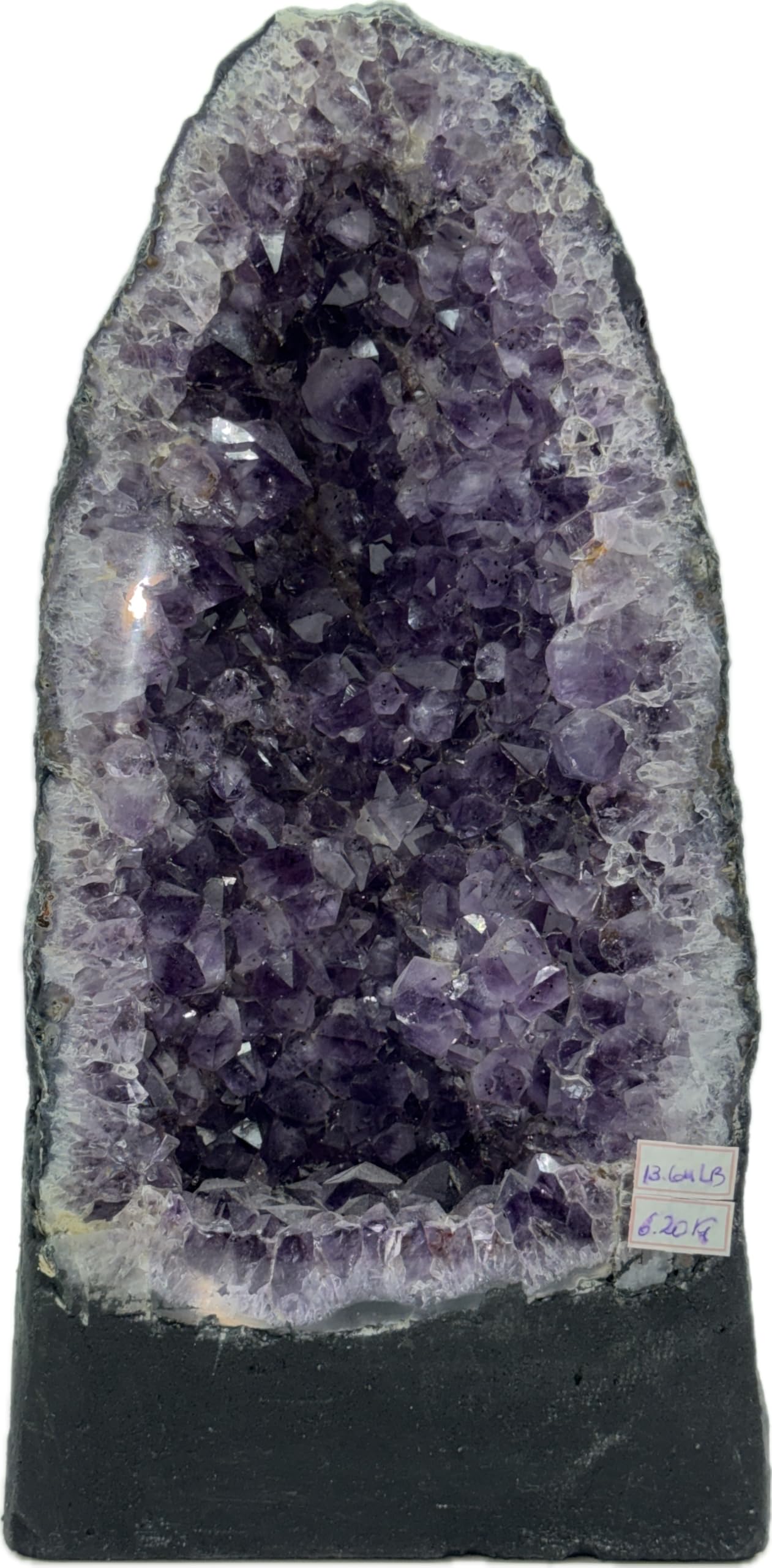 Amethyst Cathedral • Natural Brazilian Geode • Large Standing Crystal
