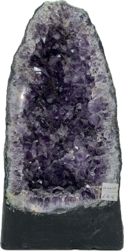 Amethyst Cathedral • Natural Brazilian Geode • Large Standing Crystal
