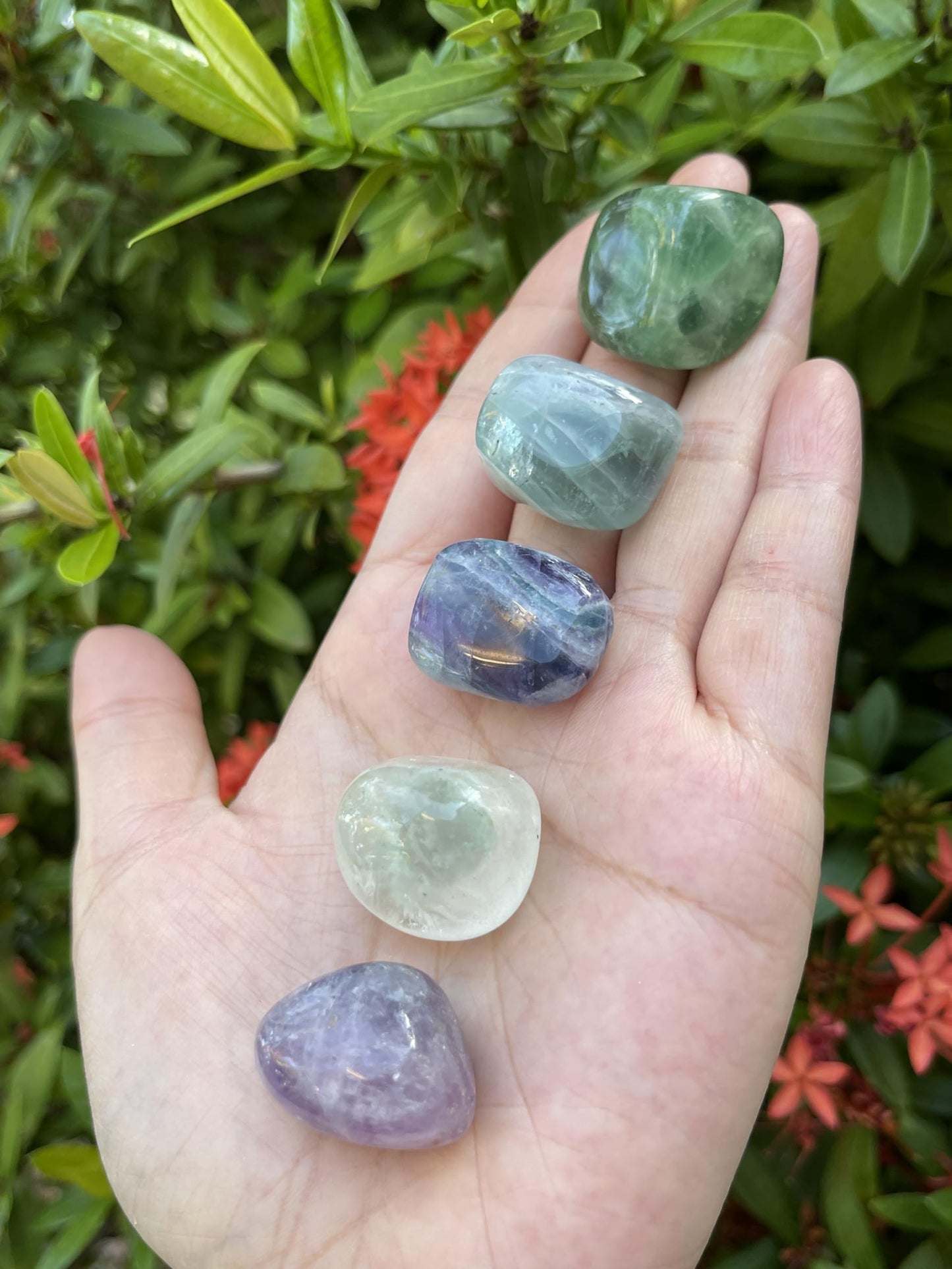 5 Pieces Tumbled Stones, Choose From 69 Typle Gemstones, Polished Stones