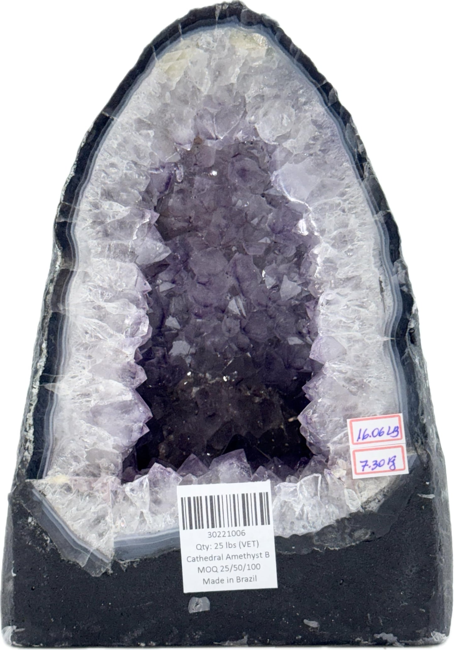 Amethyst Cathedral • Natural Brazilian Geode • Large Standing Crystal