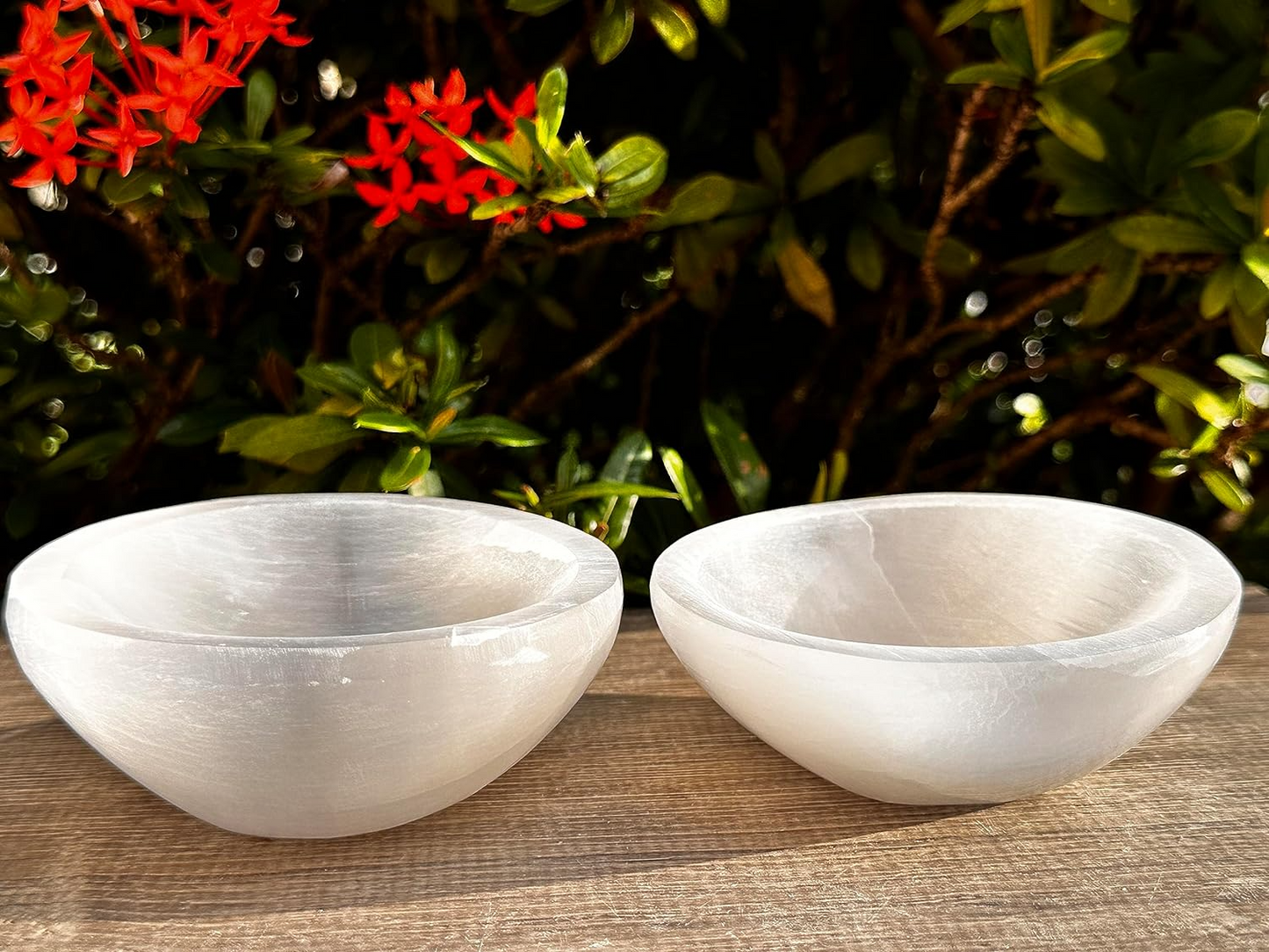 4" Round Selenite Bowl – Polished Crystal Charging & Healing Bowl