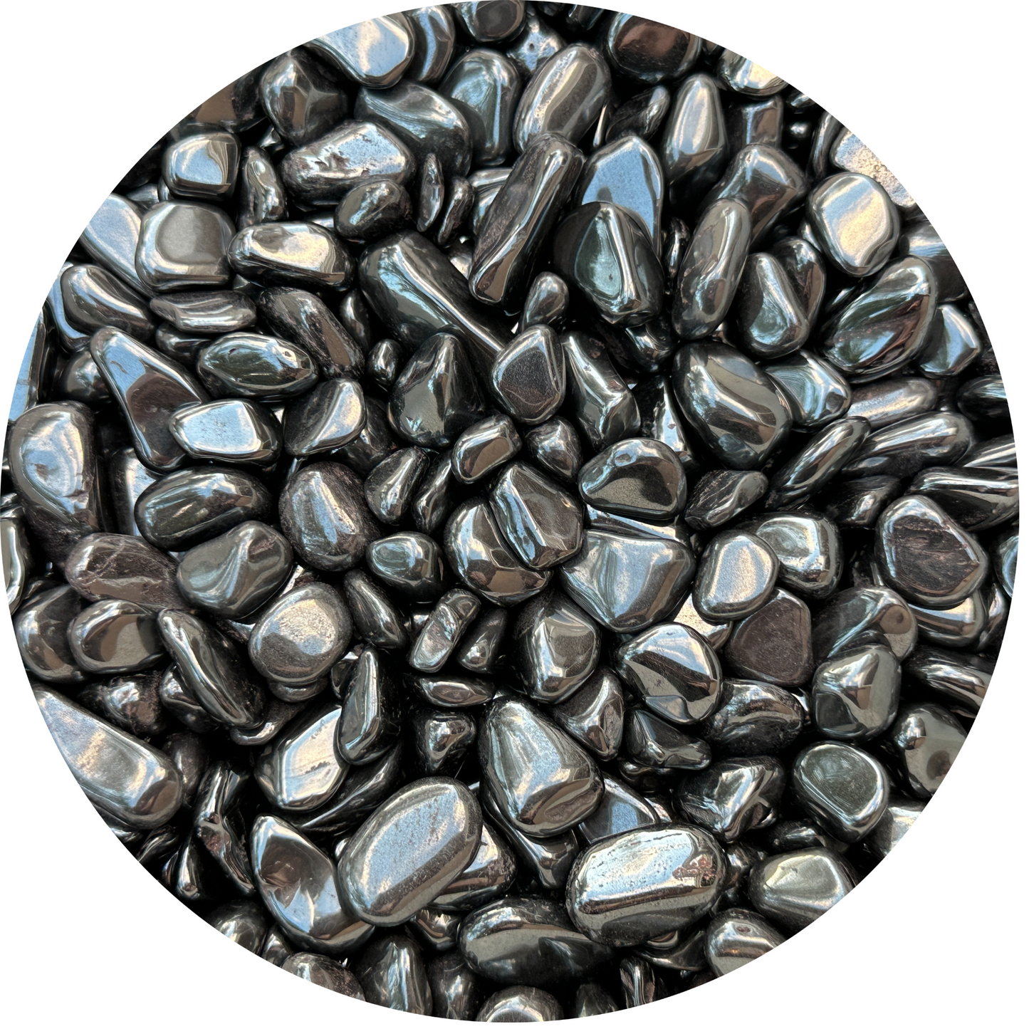 Grade A++ Hematite Semi Tumbled Gemstone Large Chips 8-20 mm, Wholesale Bulk Lot