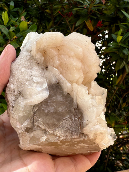 Large Apophyllite & Stilbite Crystal Cluster 3-8", Natural Apophyllite Cluster with Inclusions (1.5 oz - 4 lb)