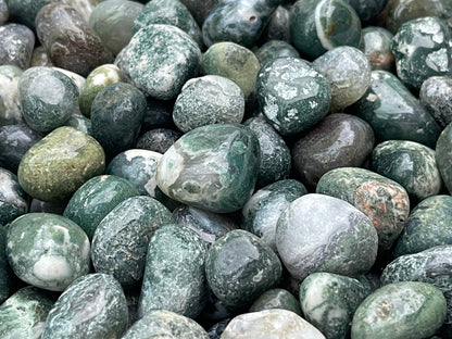 1/2 Lb Lot Tumbled Stones, 0.75-1.25" Crystal Healing Stones, Choose Stone Type