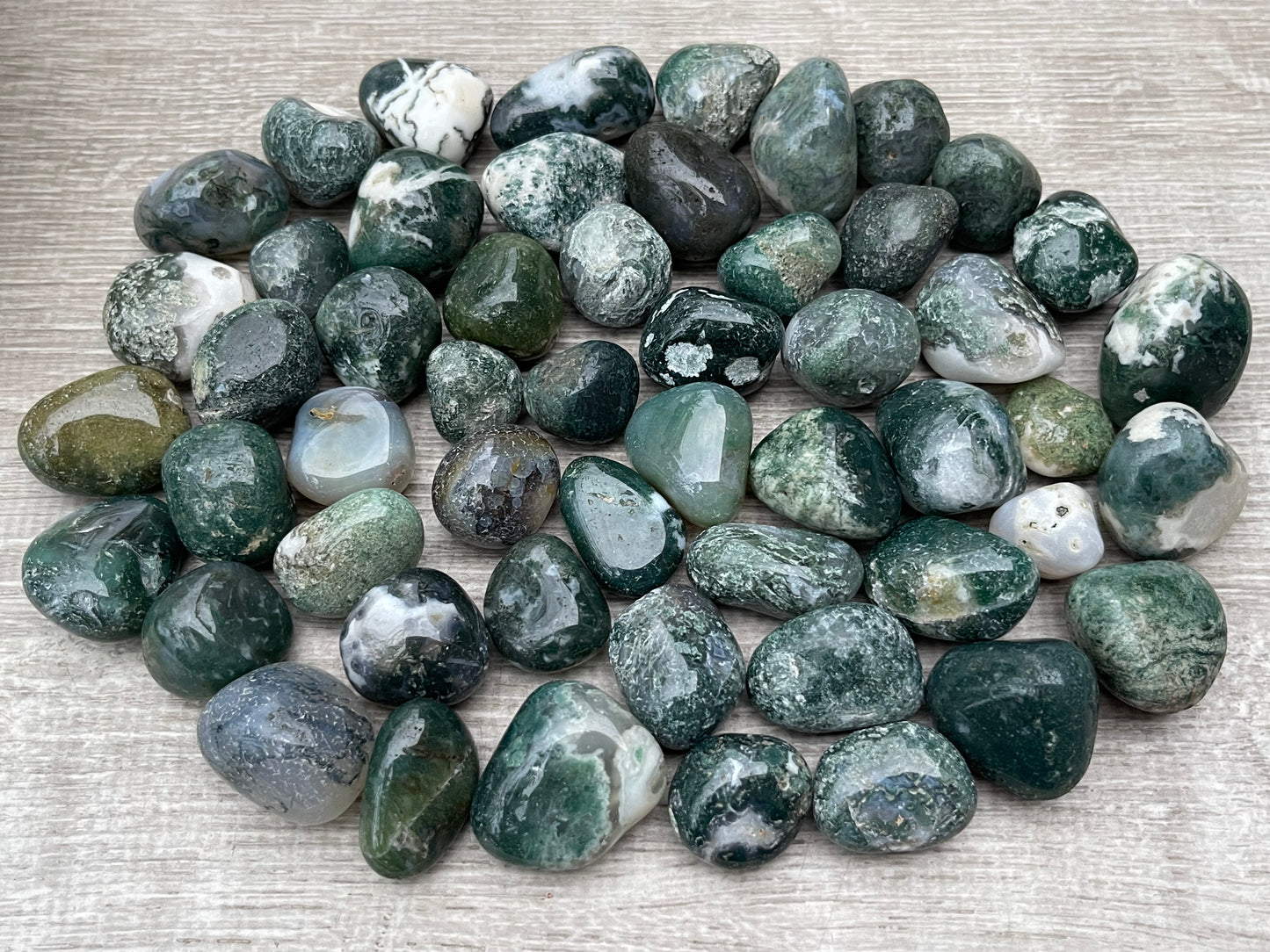 1/2 Lb Lot Tumbled Stones, 0.75-1.25" Crystal Healing Stones, Choose Stone Type