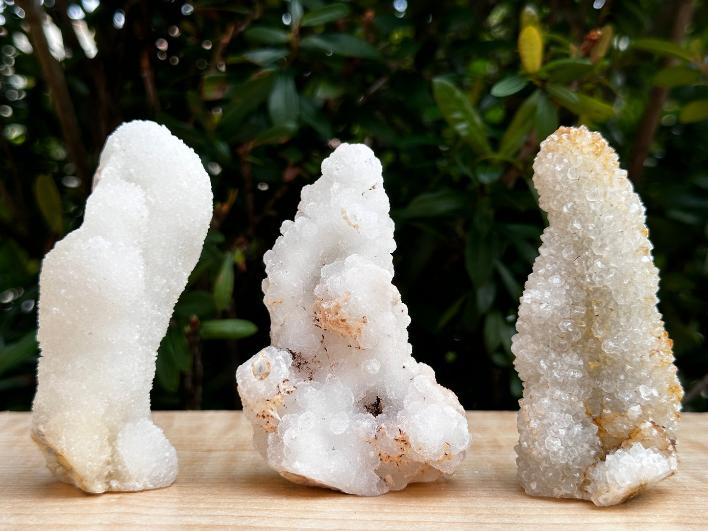 Chalcedony & Crystal Quartz Stalactite 3-8", Natural Quartz on Chalcedony Stalactite Specimen (0.12lb - 4 lb)