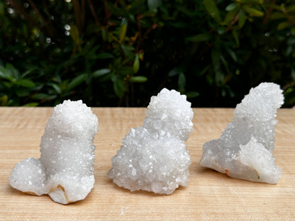 Chalcedony & Crystal Quartz Stalactite 3-8", Natural Quartz on Chalcedony Stalactite Specimen (0.12lb - 4 lb)