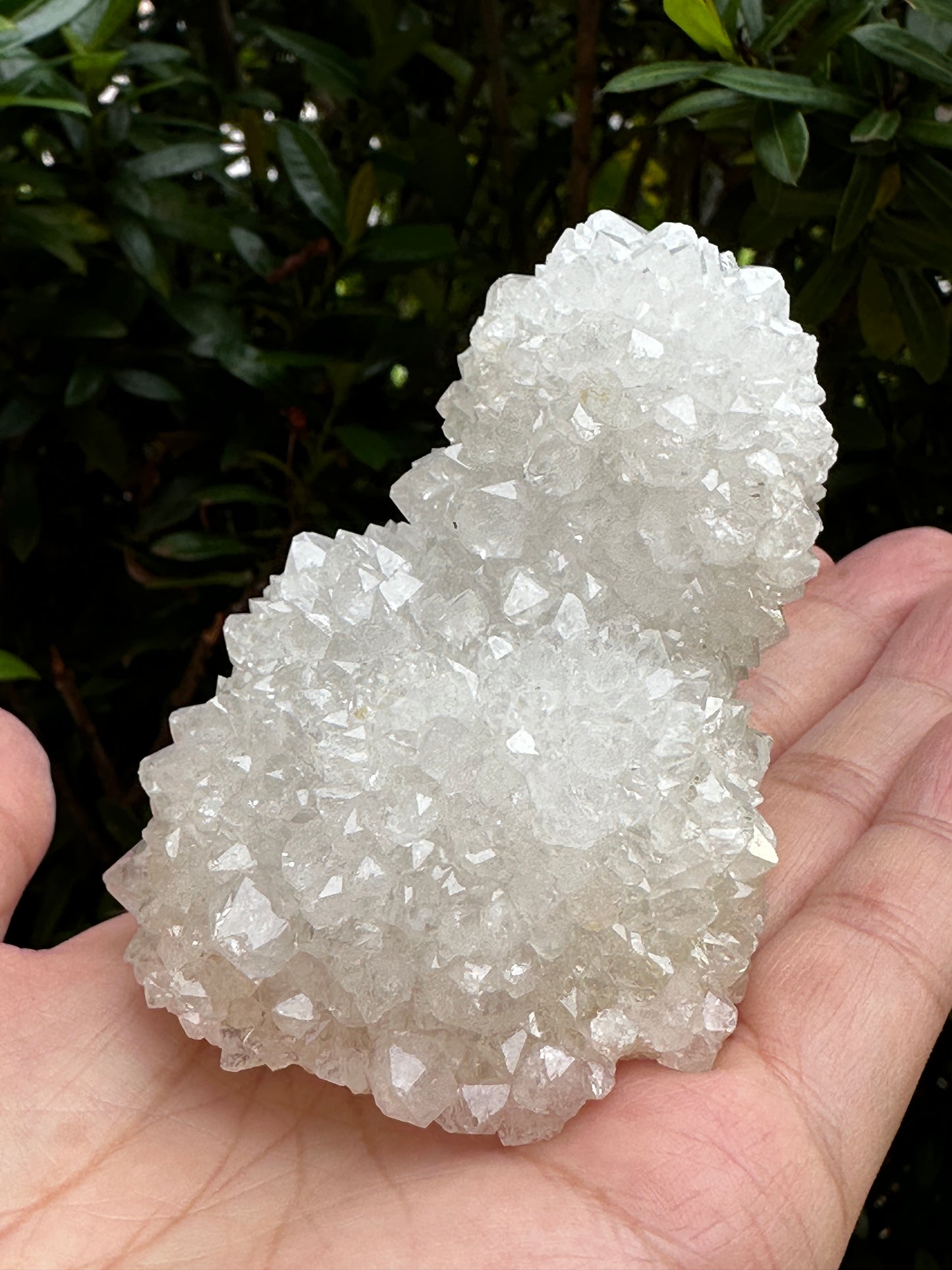 Chalcedony & Crystal Quartz Stalactite 3-8", Natural Quartz on Chalcedony Stalactite Specimen (0.12lb - 4 lb)