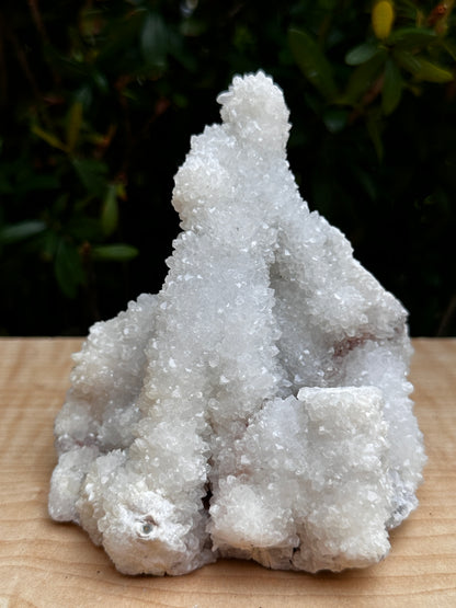 Chalcedony & Crystal Quartz Stalactite 3-8", Natural Quartz on Chalcedony Stalactite Specimen (0.12lb - 4 lb)