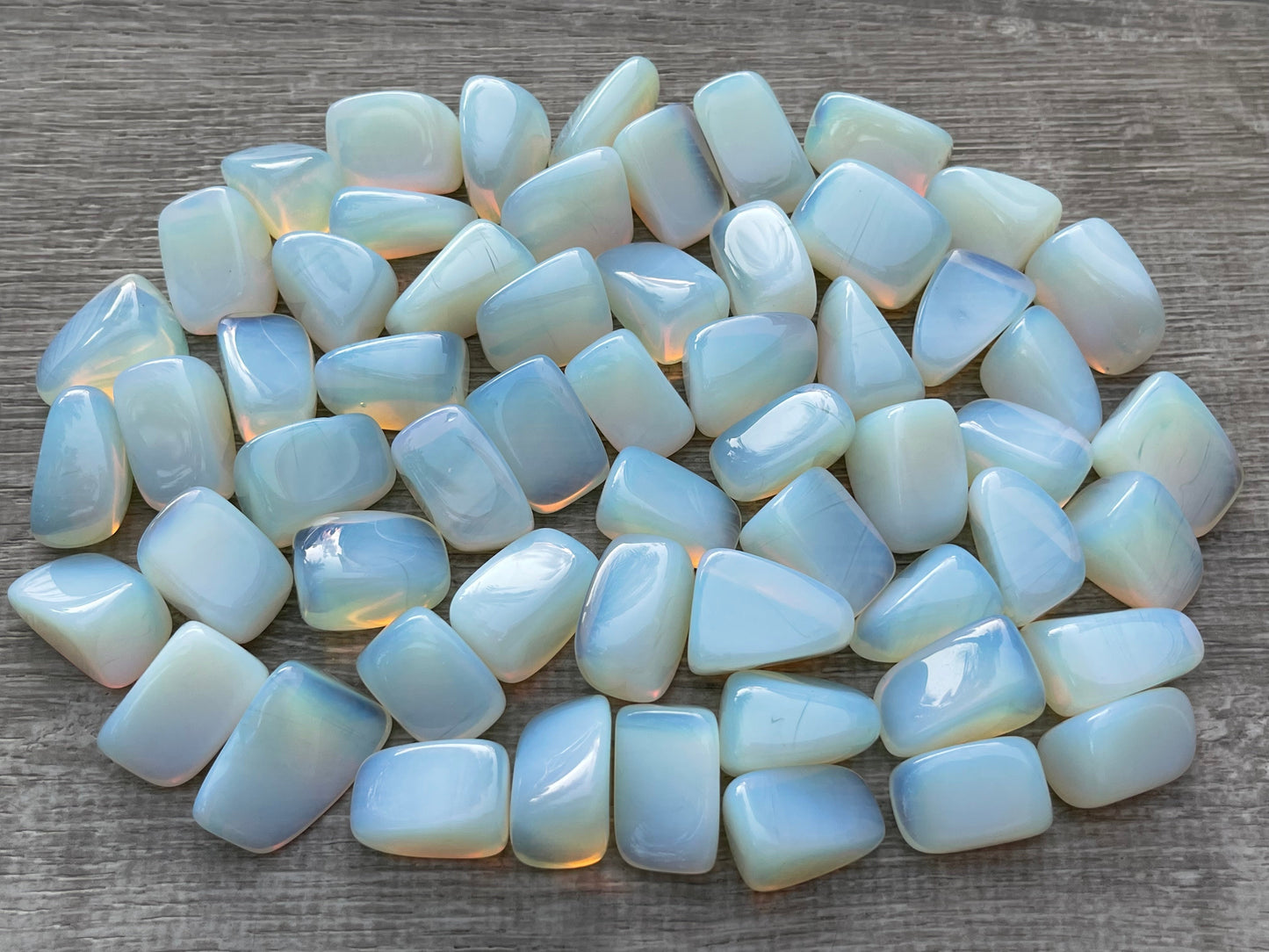 1/2 Lb Lot Tumbled Stones, 0.75-1.25" Crystal Healing Stones, Choose Stone Type