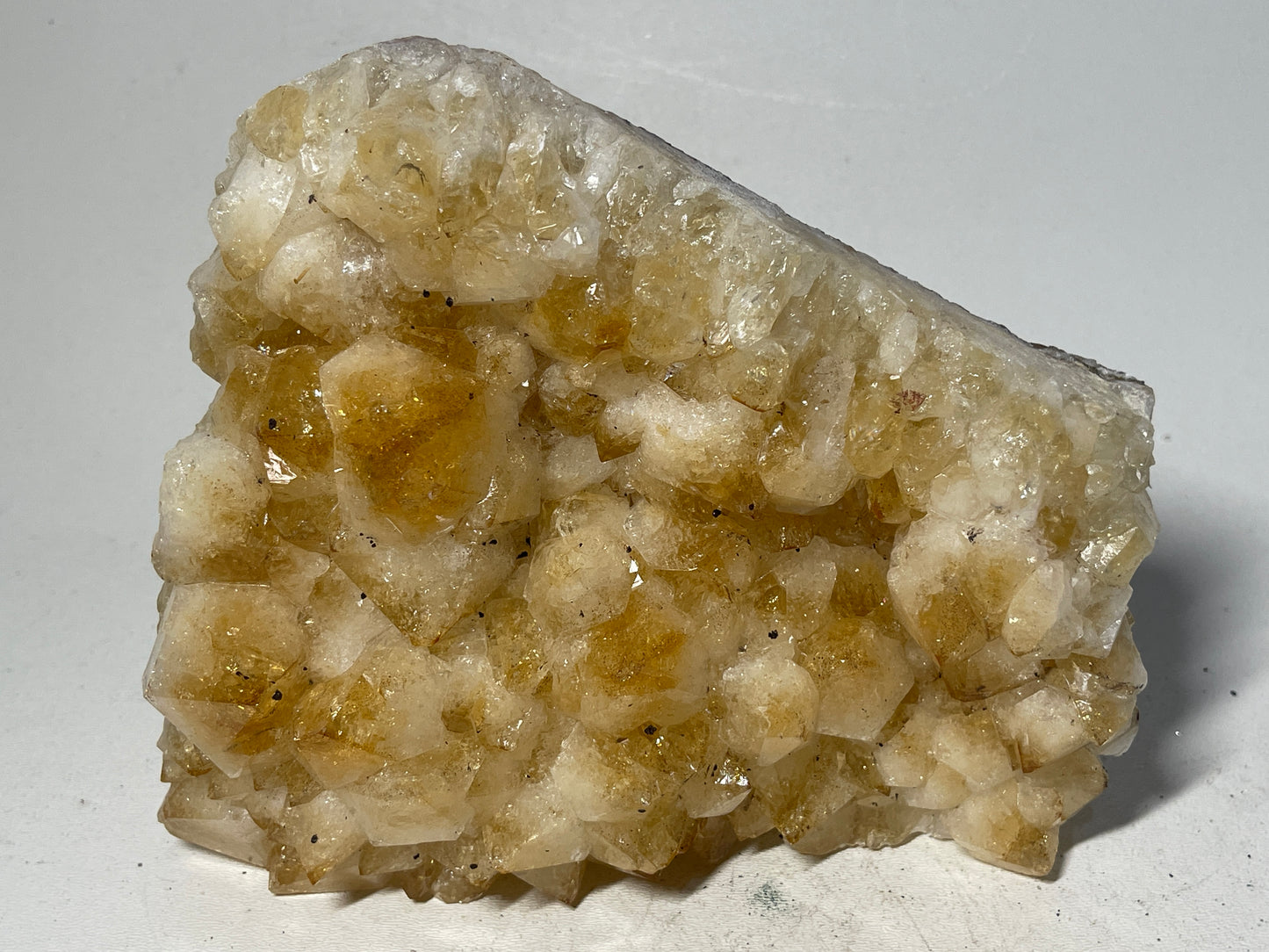 Citrine Clusters With Cut Base, Honey Citrine Quartz Cluster, Pick A Size