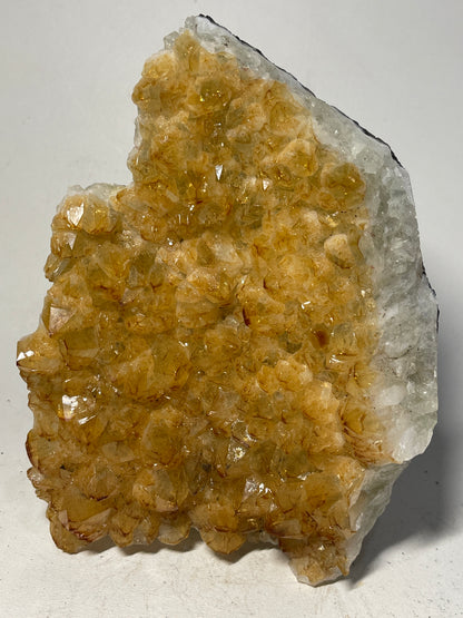 Citrine Clusters With Cut Base, Honey Citrine Quartz Cluster, Pick A Size