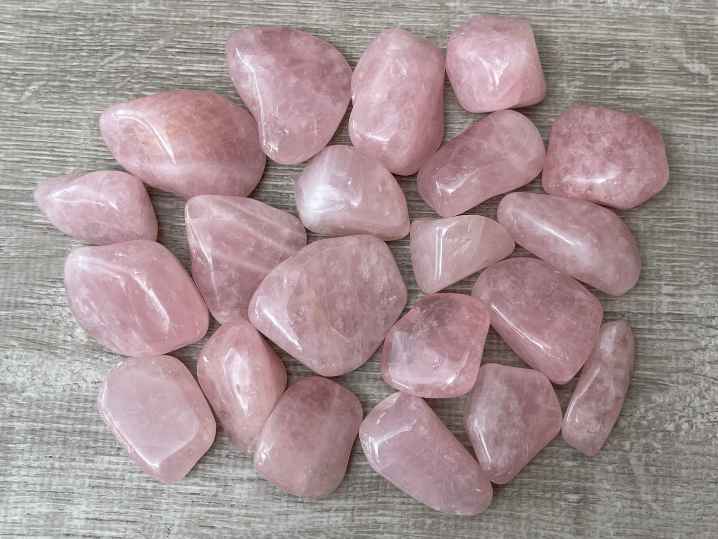 Rose Quartz Pebble, 1.25-2 Inch Large Tumbled Rose Quartz Stones, Pick How Many