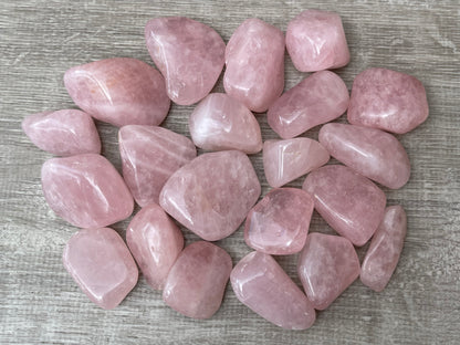 Rose Quartz Pebble, 1.25-2 Inch Large Tumbled Rose Quartz Stones, Pick How Many