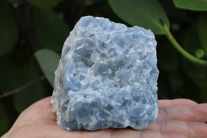 Jumbo Blue Calcite Rough Stones, 2.5" - 7" Massive Raw Calcite Blue Natural