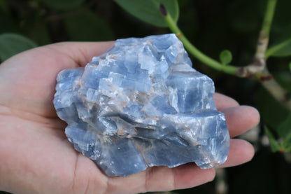 Jumbo Blue Calcite Rough Stones, 2.5" - 7" Massive Raw Calcite Blue Natural