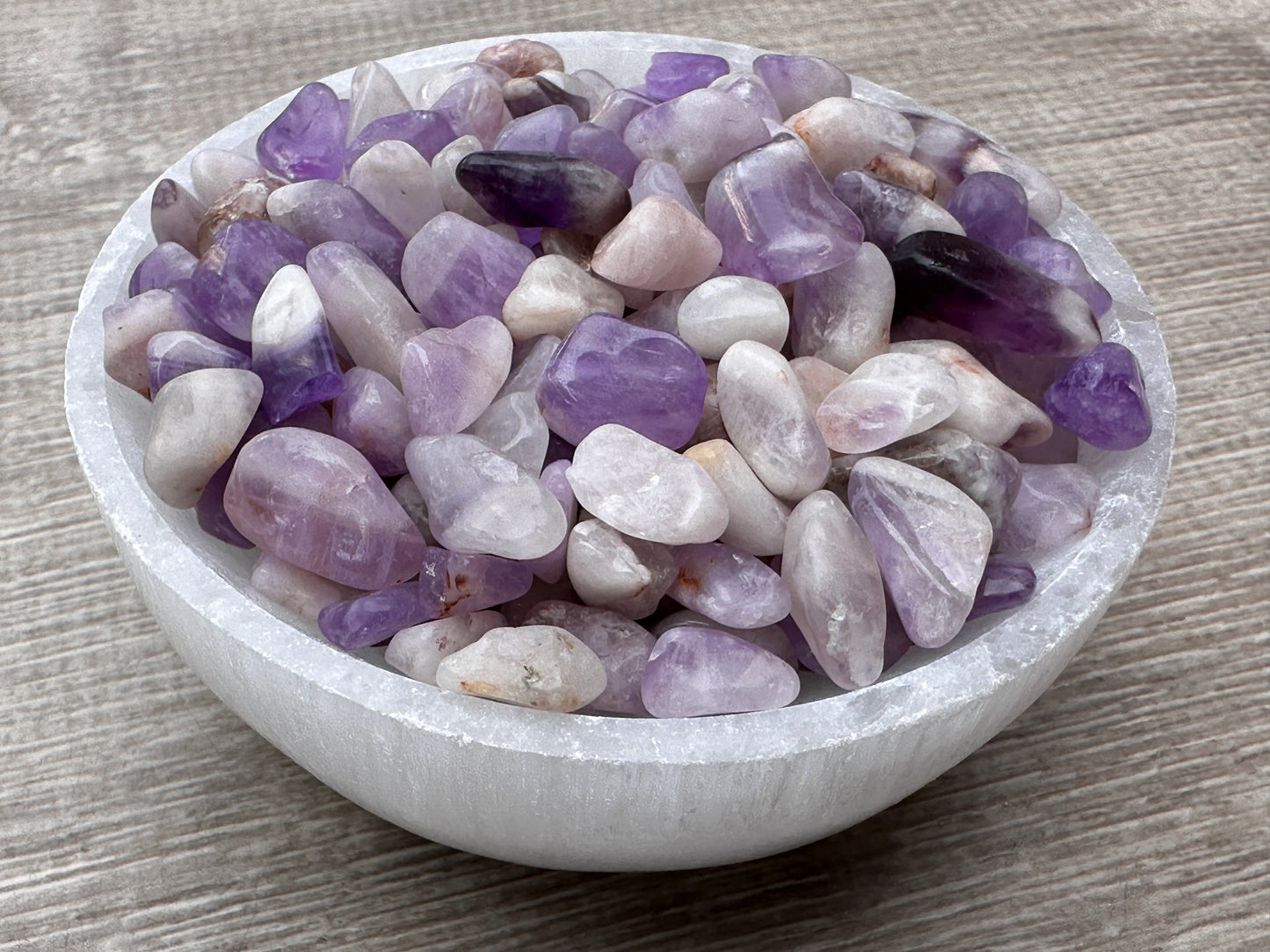 Grade A++ Chevron Amethyst Semi Tumbled Gemstone Chips 5-13 mm,Wholesale Bulk Lot